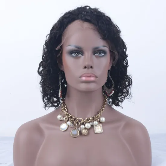 100 brazilian virgin hair full lace wig blonde human hair wigs short
