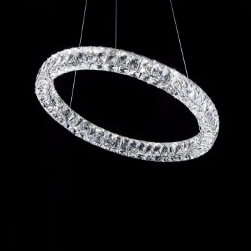 classical led ring crystal chandelier