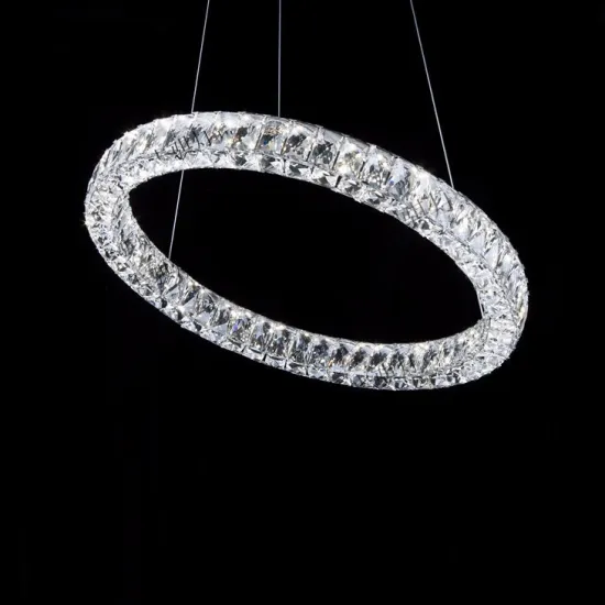 classical led ring crystal chandelier