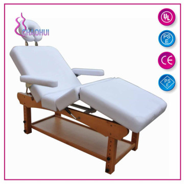 Solid wood massage beauty bed