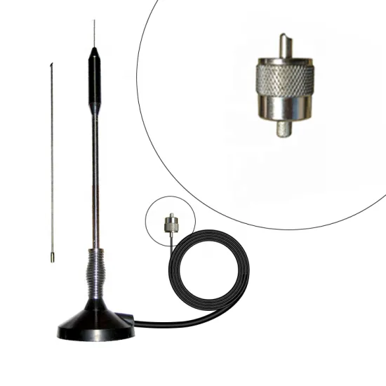 Tronix Universal T64001 CB Whip Antenna for Cars - 27MHz Stainless Steel Decoration Magnet Antenna