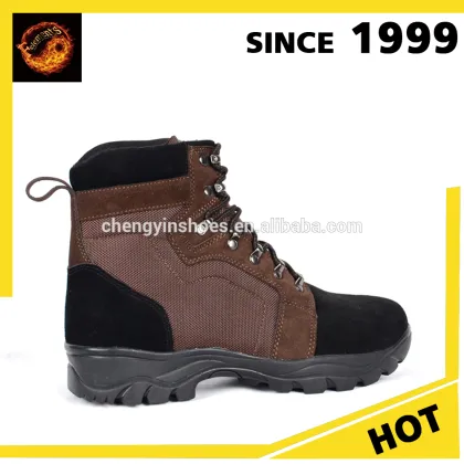 High ankle strong laces 100%cow leather sympatex woodland safety hiking shoes men