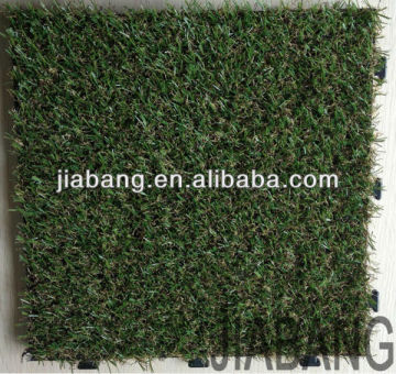 DIY Garden flooring Artificial Grass with interlocking platic base - G014