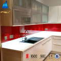 Back Painted Tempered Glass For Kitchen Splash Back