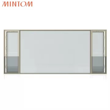 Double Glazed Soundproof Aluminum Alloy Curtain Wall Parallel Opening Windows