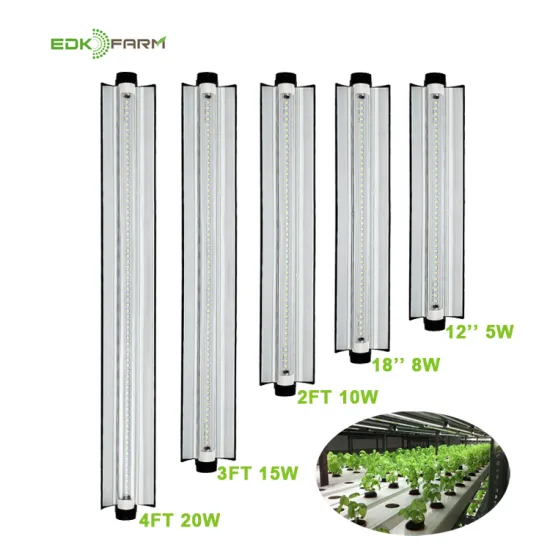 6400K Nano EDJ 15W T5 Phyto Horticulture Strip LED Light Kit for Microgreens