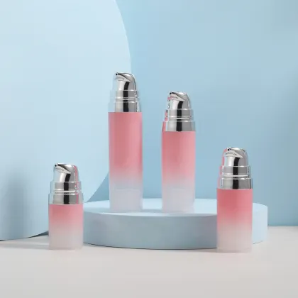 Plastic Sunscreen Pump PP Airless Lotion Bottle