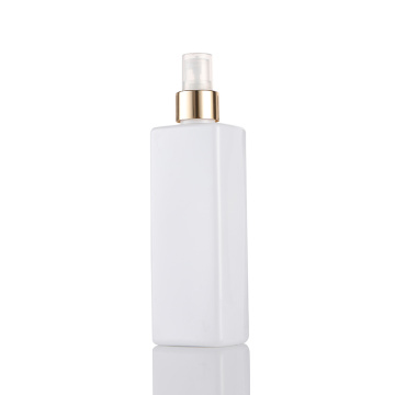 100ml 120ml 150ml 200ml shampoo lotion white cosmetic pet square shape plastic mist spray pump bottle