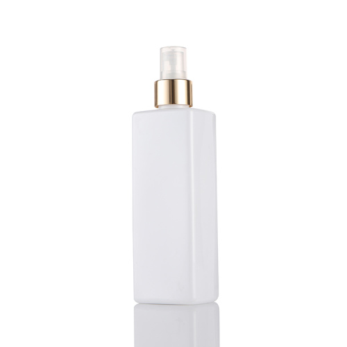 100 ml 120 ml 150 ml 200 ml lotion shampooing blanc cosmétique animal de compagnie de forme carrée en plastique bouteille de pompe à pulvérisation en plastique