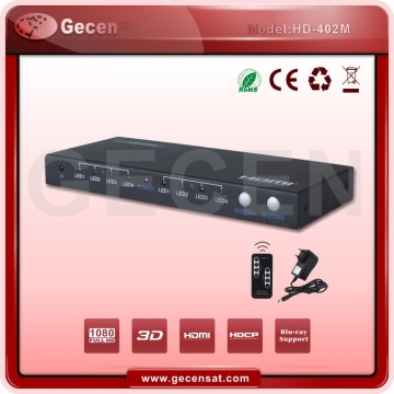 Gecen 4X2 HDMI MATRIX 4 IN 2 OUT Model HD-402M
