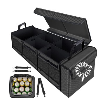 Dandelion Wholesale Foldable SUV Car Storage Organizer - Non-Slip Bottom for Accessories