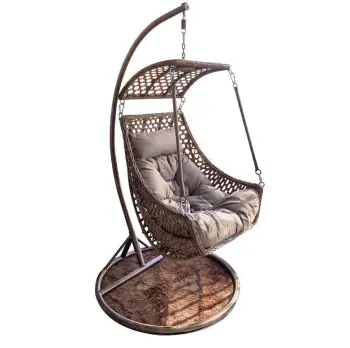 Indoor Living Room Decor: Unique Outdoor Swing Chairs, Bird's Nest Rattan Hanging Egg Chairs