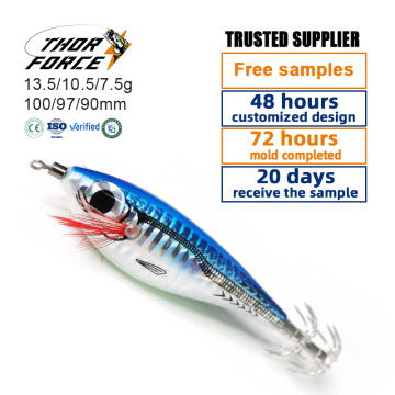 THORFORCE High Quality Luminous Artificial Egi Squid Jig Lure