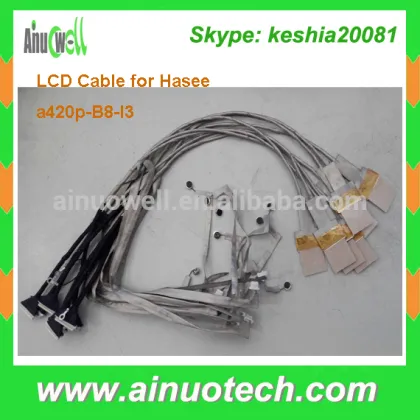 Laptop Flat Cable LCD Cable for Hasee a420p-B8-I3 laptop screen Lvds cable
