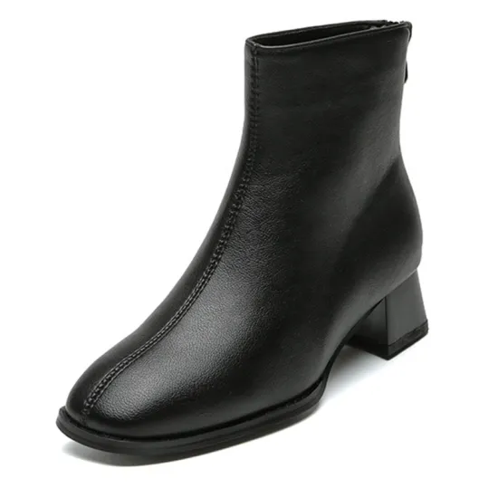 New Men's Chelsea Leather Shoes Italian Factory Design