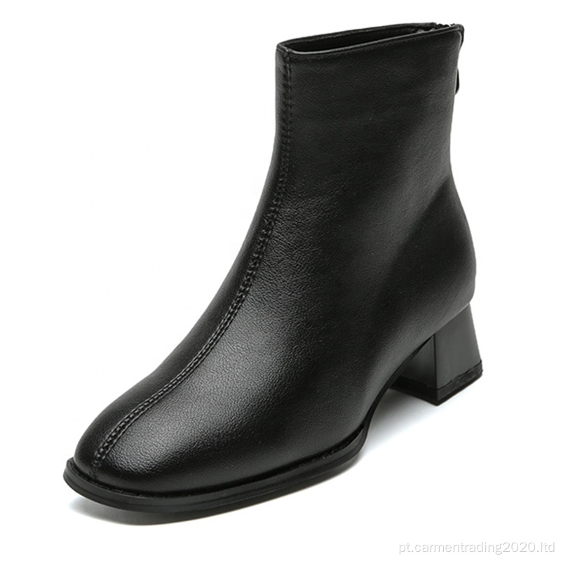 Novos sapatos masculinos de couro Chelsea, design de fábrica italiana