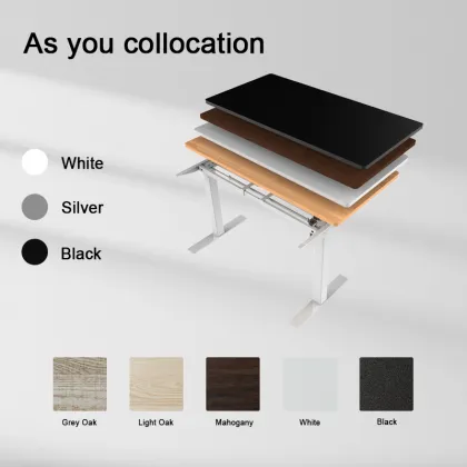 Automatic Motorized Desk Adjustable Laptop Uplift Electric Standing Desk for Office Home Furniture