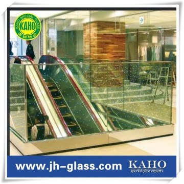 led glass escalator