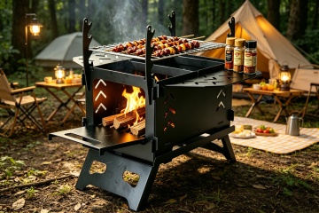 Sleek Card-Style Stove Built