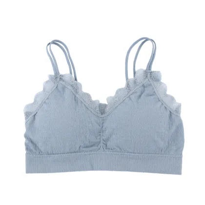 Seamless Sling Beauty Back Tube Top Lace Yoga Underwear