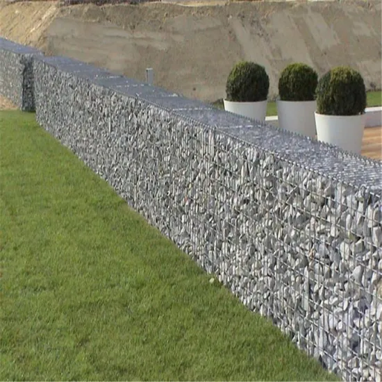 Galvanized stone retaining basket