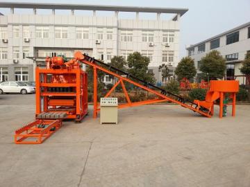 Block Machine with Concrete Mixer (QTJ4-26C)