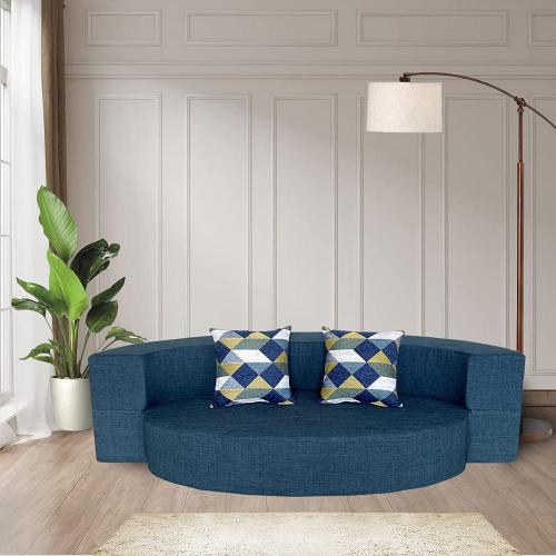 Sofá -cama elegante sofá redondo de espuma