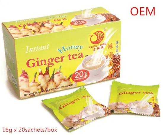 Super instant ginger tea, all flavors & packing