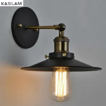 Adjustable Retro Industrial Wall Sconce - Vintage Wall Lamp with E26/E27 Bulb Holder