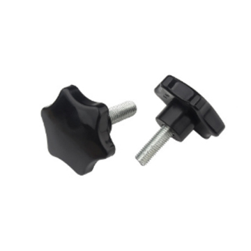 Plastic Injection Molding Machine Parts: Flat Hand Thumb Screws, Plastic Film Pellets, and Rivets