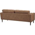 Faux Leather Sofa High Cost-effective NEW Design Mid Century Modern Faux Leather Sofa Factory