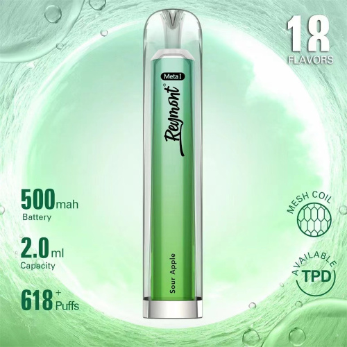 Großhandel Einweg -Vape Reymont Meta I 618Puffs