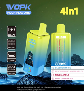 Vopk Four Flavors 80000 Puffs LCD Display Vape