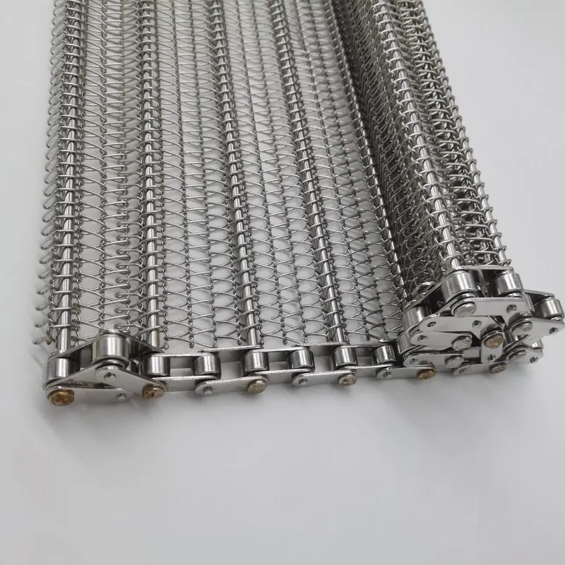 Conveyor Belt Chain Wire Mesh Belt Food Metal Conveyor Belt

**Title:** Food Grade Metal Conveyor Belt with Wire Mesh and Chain Drive