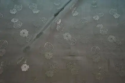 100% Viscose 120D Filament Flower Jacquard Woven Fabric