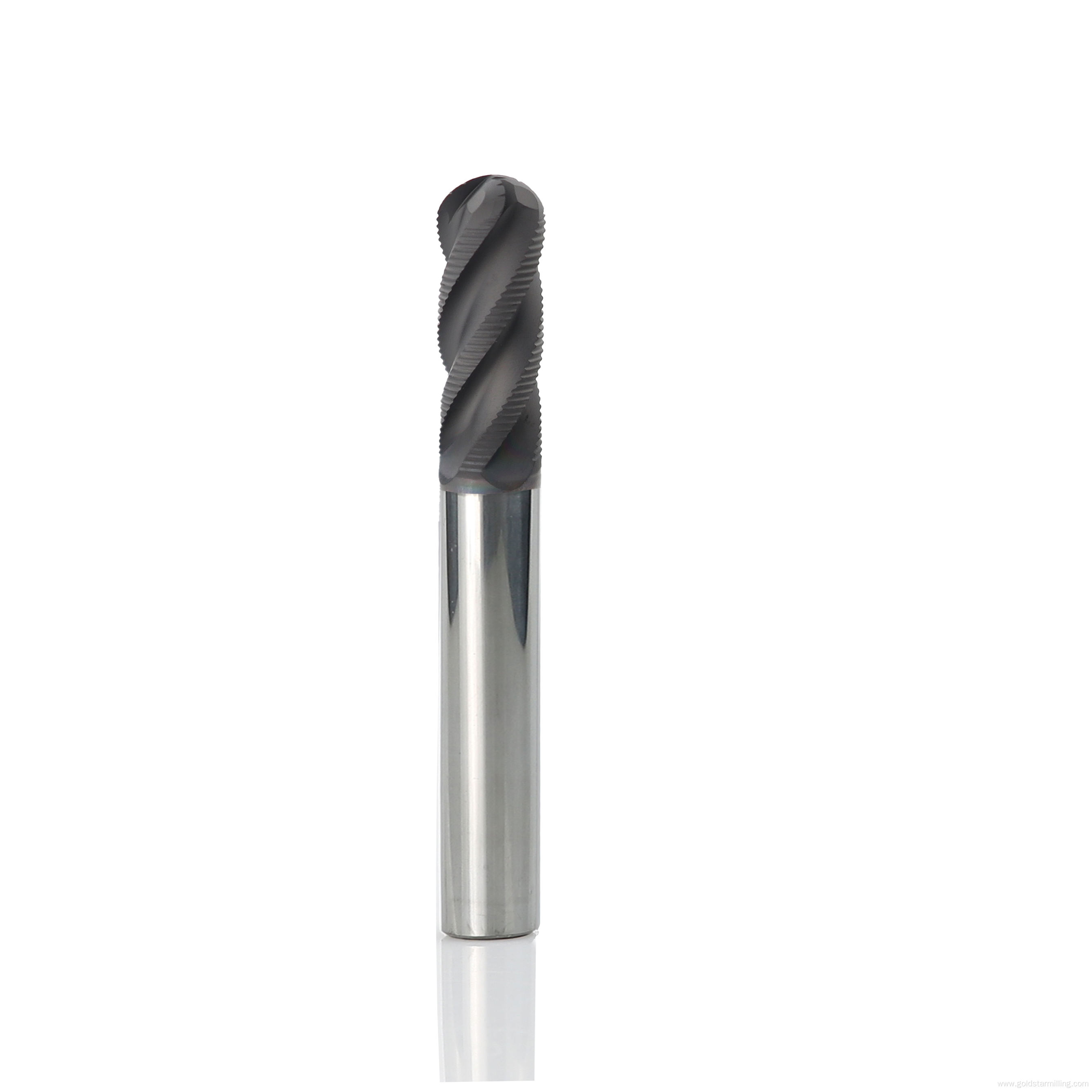 high performance CVD diamond coated rough endmill