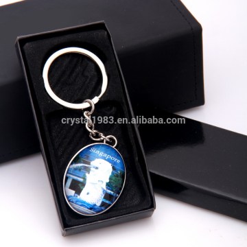 China factory keychain wholesale cheap price crystal material high quality keychains