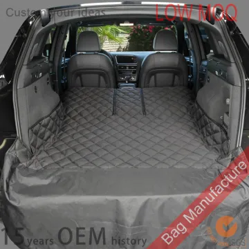 Custom wholesale waterproof stretchy car seat cover pet mats for suv trunk
