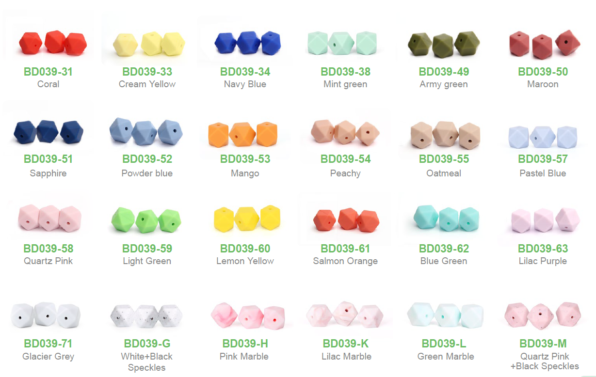 bulk silicone teething beads