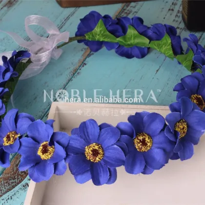 Newest Beach hair Accessories Daisy Floral Hair Bands Garlands Wreath