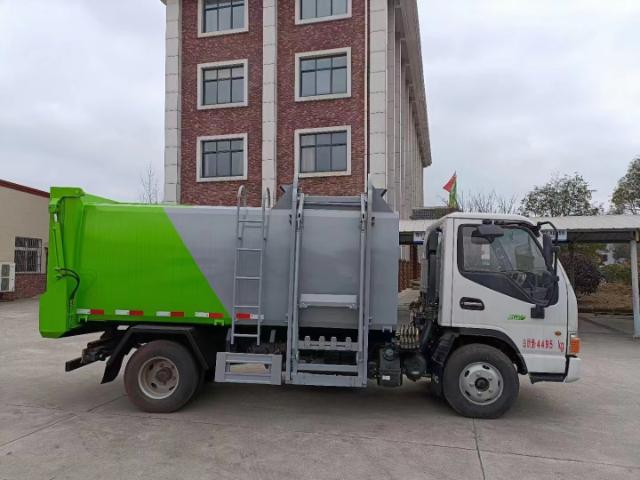 Jac Side Loading Compression Garbage Truck 7 Jpg