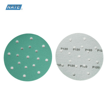 Cabinet Abrasive Discs PSA Sandpaper Green Sanding Discs