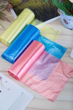 Large Colorful Plastic Trash Garbage Bag