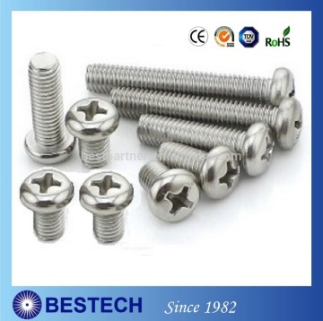 High Quality Rohz Certificated M4 Carbon Steel SCK Head with Triangle Thread Machine Screw