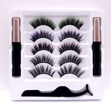 Wink Show Faux Mink Magnetic Lashes: High-Quality Magnetic Natural Eyelashes with Glue