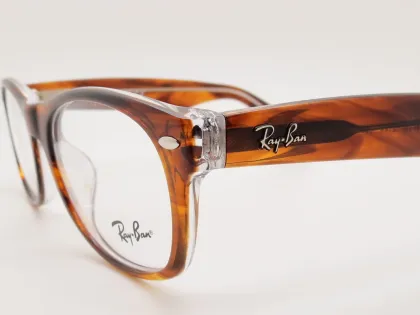 Brand Name Acetate Full-rim Ray Ban Tortoise Optical Eyeglass Frame Rb5184f 2144
