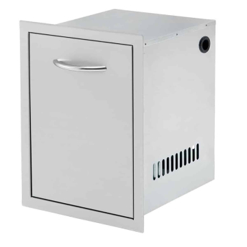 2022 Hot Sale 16.5 Inch Wide Outdoor Kitchen Slide Out Stainless Steel Propane Tank Drawer