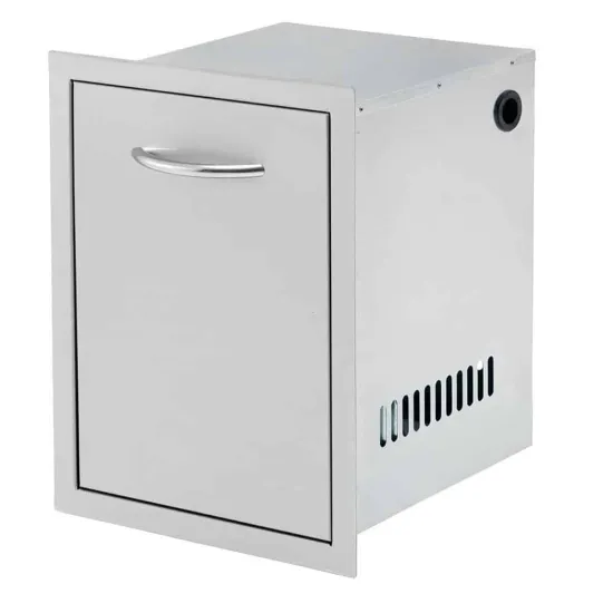 2022 Hot Sale 16.5 Inch Wide Outdoor Kitchen Slide Out Stainless Steel Propane Tank Drawer