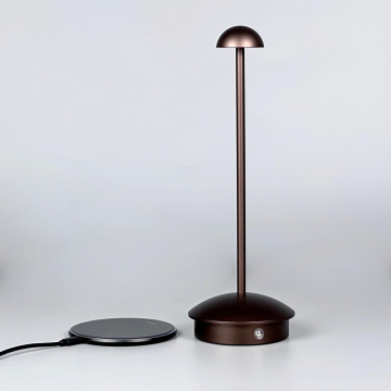 Lámpara de mesa LED de control táctil recargable de 5200 mAh para sala de estar, dormitorio y hotel