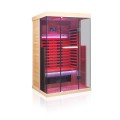 Salão de sauna infravermelho de infravermelho em distância interno de 2 pessoas